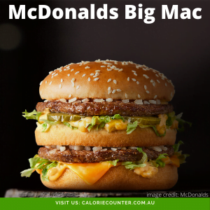 Calories in McDonalds Big Mac