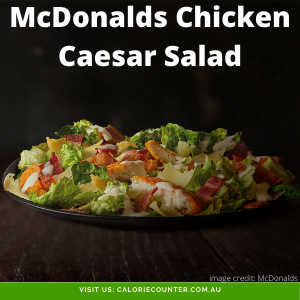  McDonalds Caesar Chicken Salad - Crispy Chicken