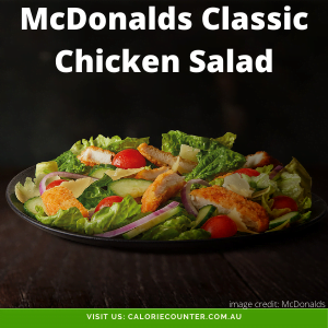  McDonalds Crispy Chicken Salad - No Dressing