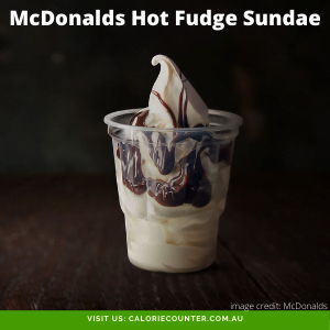 Calories in McDonalds Sundae - Hot Fudge