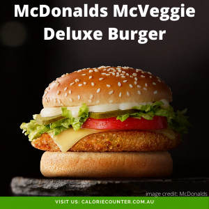 Calories in McDonalds Deluxe McVeggie Burger