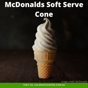Calories in McDonalds Soft Serve Cone