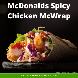 Calories in McDonalds Spicy Chicken McWrap® - Crispy