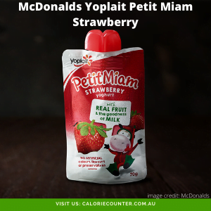 McDonalds Yoplait Petit Miam Strawberry