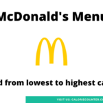69 McDonald's Foods Calories ranked Lowest to Most (with pictures)