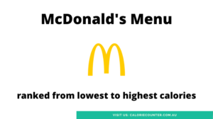 McDonald's Calories
