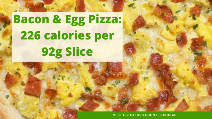 Calories in a slice of Breakfast Pizza