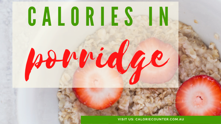 Calories in Porridge (made 7 ways)