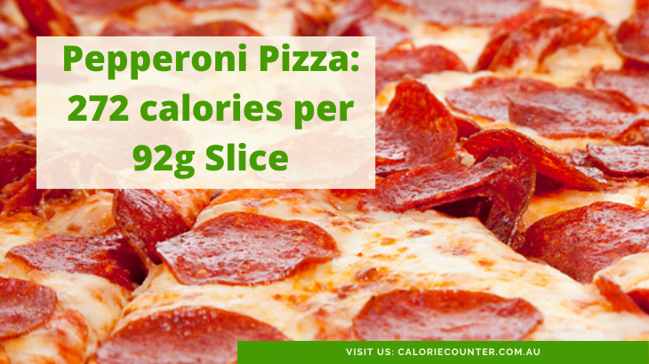 Calories in a slice of Pepperoni Pizza