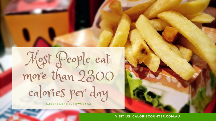 2300 Calories per day