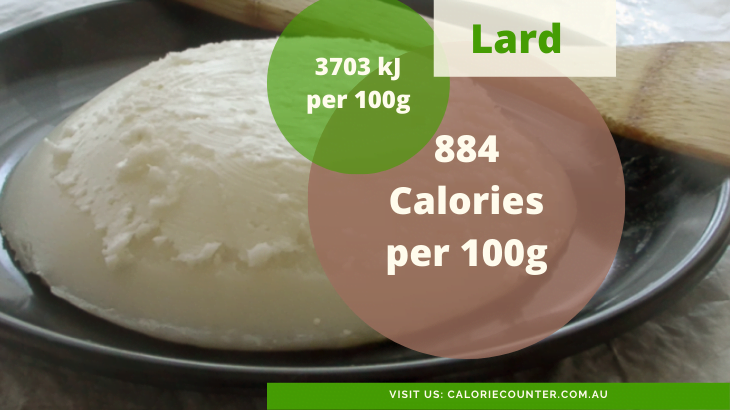 Calories in Lard