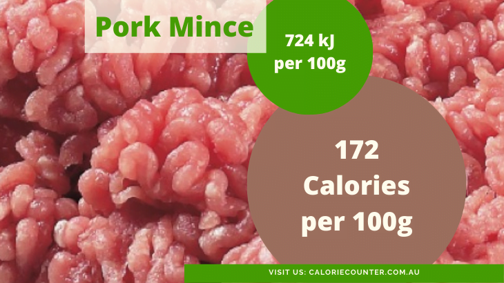 Calories in Pork Mince