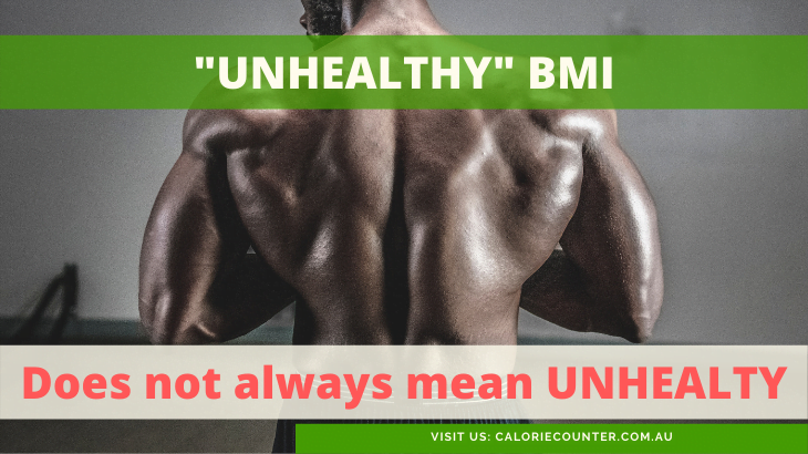 Bodybuilder BMI not unhealthy