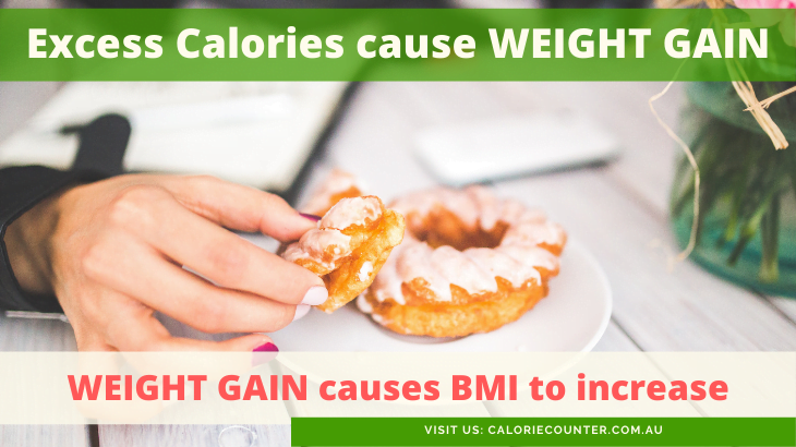 Excess Calories cause Weight Gain