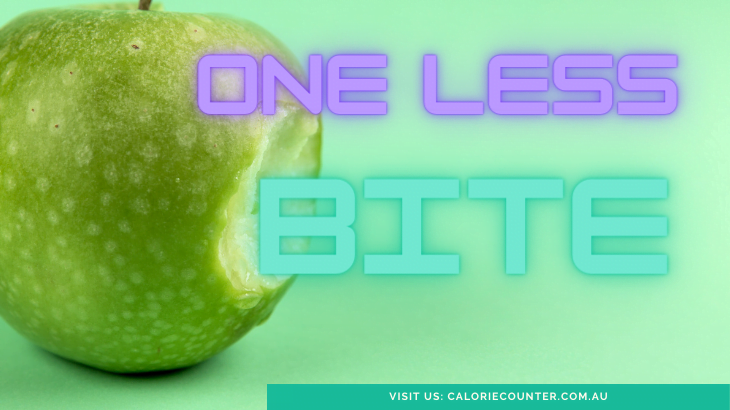 one bite less to lose weight naturally