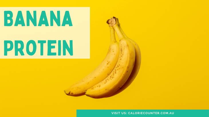 How much protein in banana?