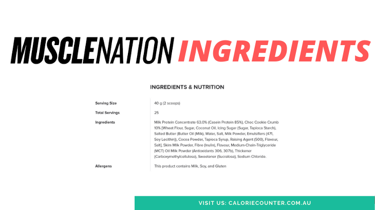 Muscle Nation Ingredients