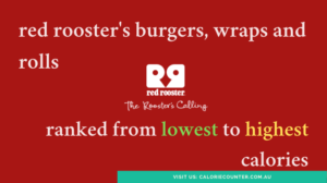 Red Rooster Calories
