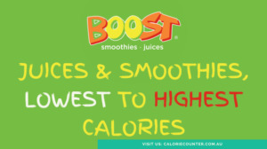 Boost Juice Calories