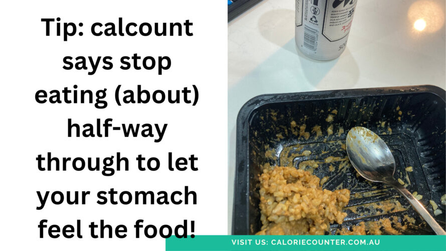 calcount tip for weight loss