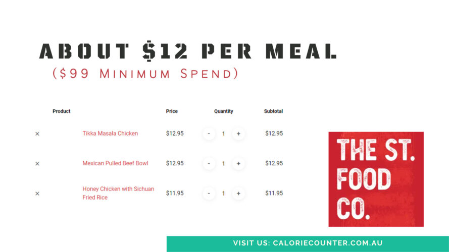The St. Food Co. Meal Price